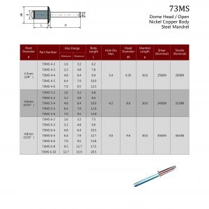 73MS Dome Head / Open