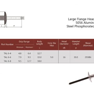 TAL Large Flange Head / Sealed